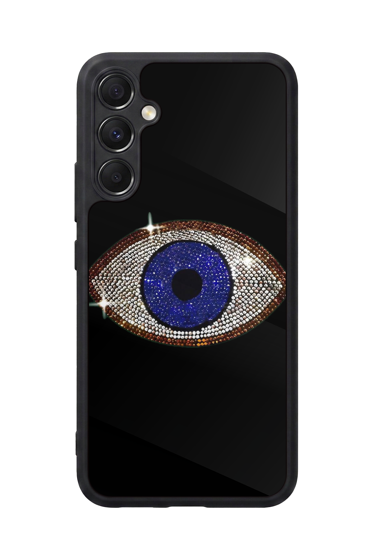 Samsung Galaxy M34 Uyumlu Nazar Tasarımlı Glossy Premium Kılıf