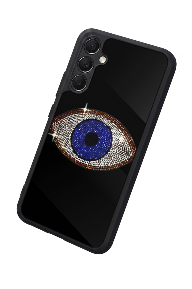 Samsung Galaxy M34 Uyumlu Nazar Tasarımlı Glossy Premium Kılıf