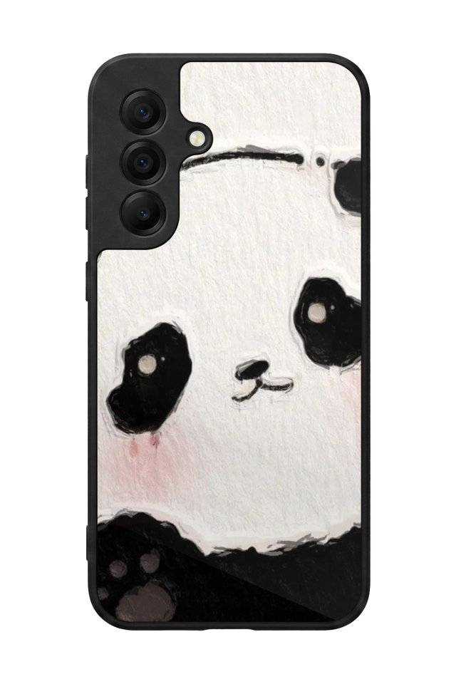 Samsung Galaxy A17 Uyumlu Panda Tasarımlı Glossy Premium Kılıf