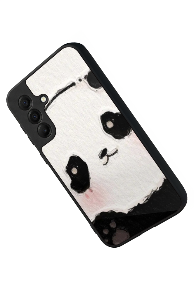 Samsung Galaxy A17 Uyumlu Panda Tasarımlı Glossy Premium Kılıf