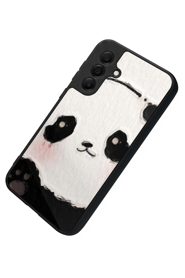 Samsung Galaxy A17 Uyumlu Panda Tasarımlı Glossy Premium Kılıf