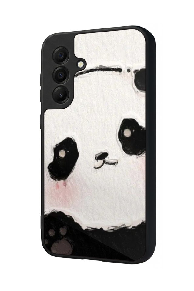 Samsung Galaxy A17 Uyumlu Panda Tasarımlı Glossy Premium Kılıf