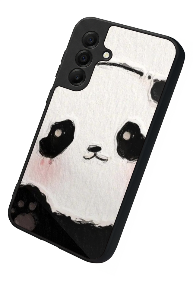 Samsung Galaxy A17 Uyumlu Panda Tasarımlı Glossy Premium Kılıf