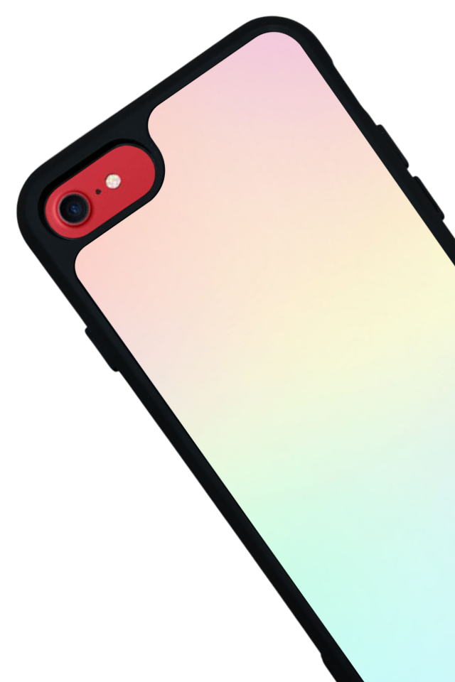 iPhone SE Uyumlu Soft Degrade Tasarımlı Glossy Premium Kılıf