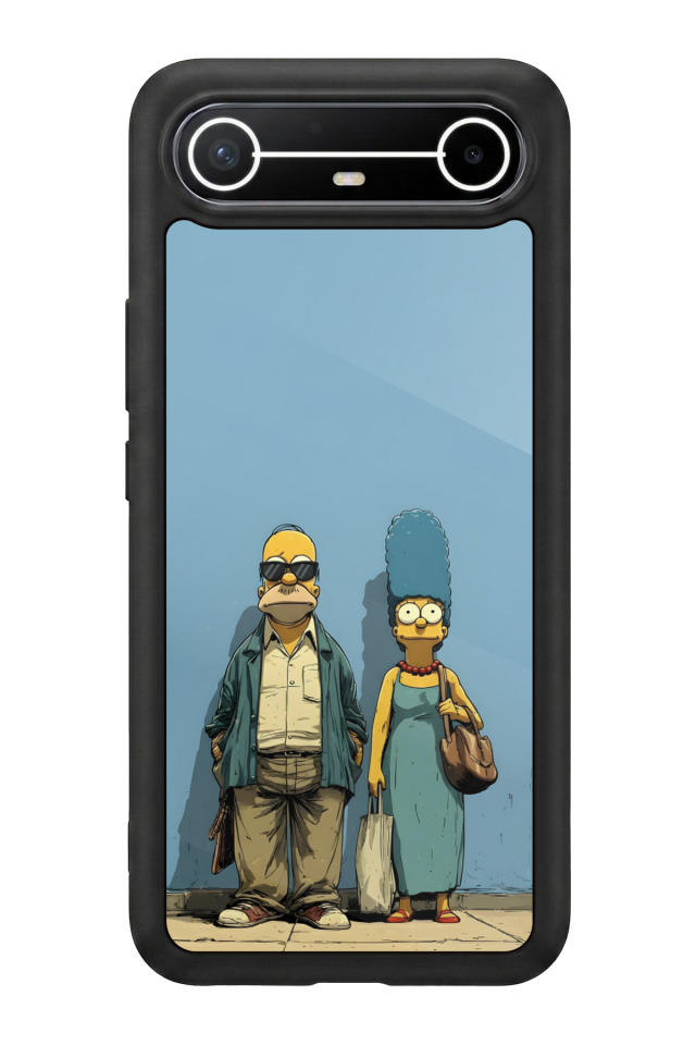 Tecno Spark Slim 5G Uyumlu The Simpsons Tasarımlı Glossy Premium Kılıf