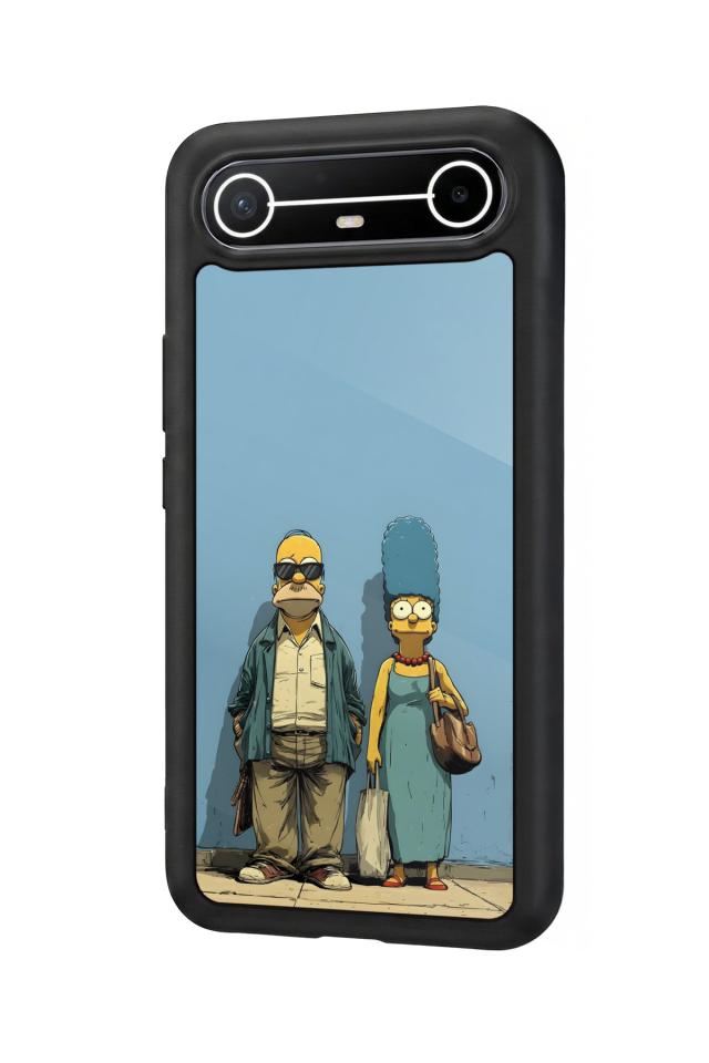 Tecno Spark Slim 5G Uyumlu The Simpsons Tasarımlı Glossy Premium Kılıf
