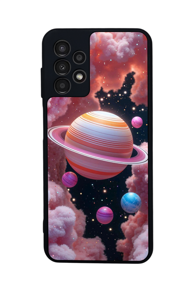 Samsung Galaxy A23 Uyumlu Uzay Tasarımlı Glossy Premium Kılıf