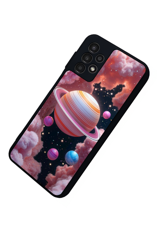 Samsung Galaxy A23 Uyumlu Uzay Tasarımlı Glossy Premium Kılıf