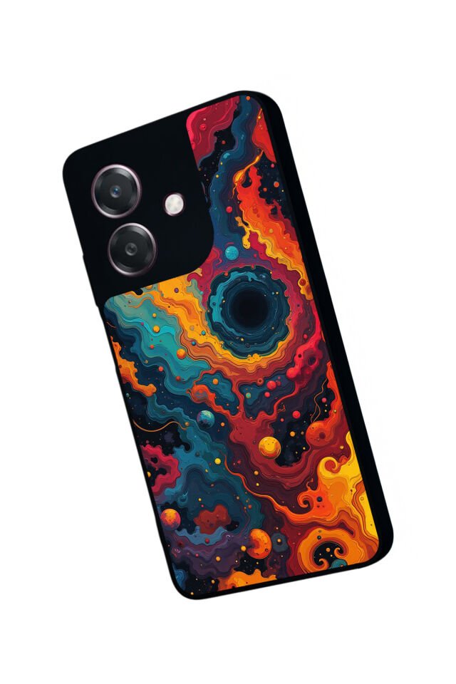 Oppo A3 5G Uyumlu Abstract Tasarımlı Glossy Premium Kılıf
