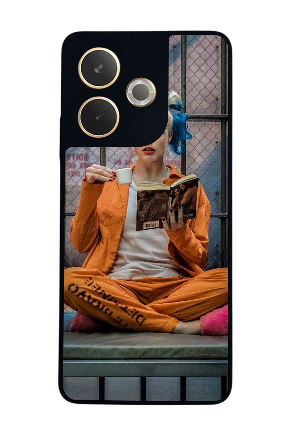 Oppo A5 Pro Uyumlu HarleyQueen Tasarımlı Glossy Premium Kılıf