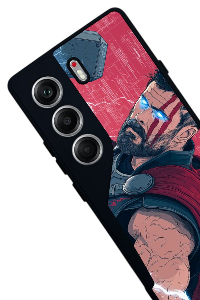 Tecno Camon 40 Uyumlu Thor Tasarımlı Glossy Premium Kılıf