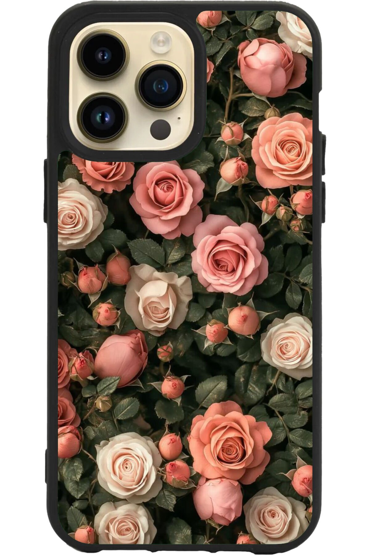 Apple iPhone 16 Pro Siyah Silikon Kılıf Çiziklere ve Darbelere Karşı Koruma