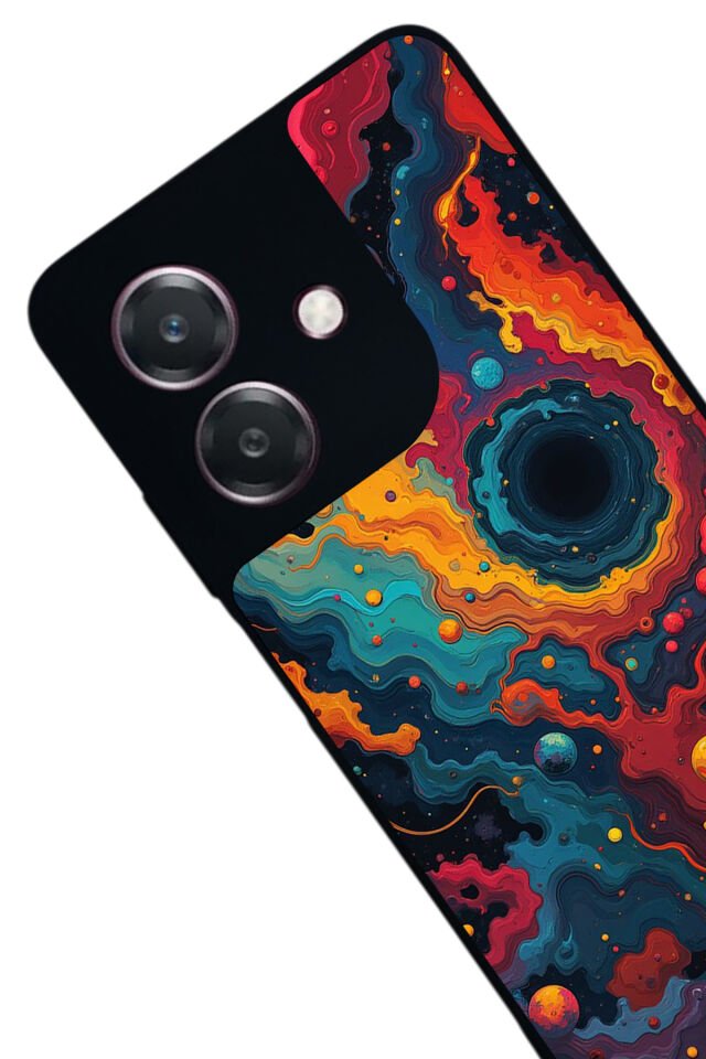 Oppo A3 5G Uyumlu Abstract Tasarımlı Glossy Premium Kılıf