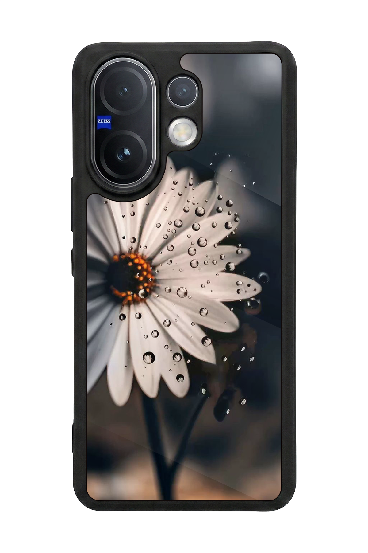 Vivo V60 Uyumlu Cicek Tasarımlı Glossy Premium Kılıf