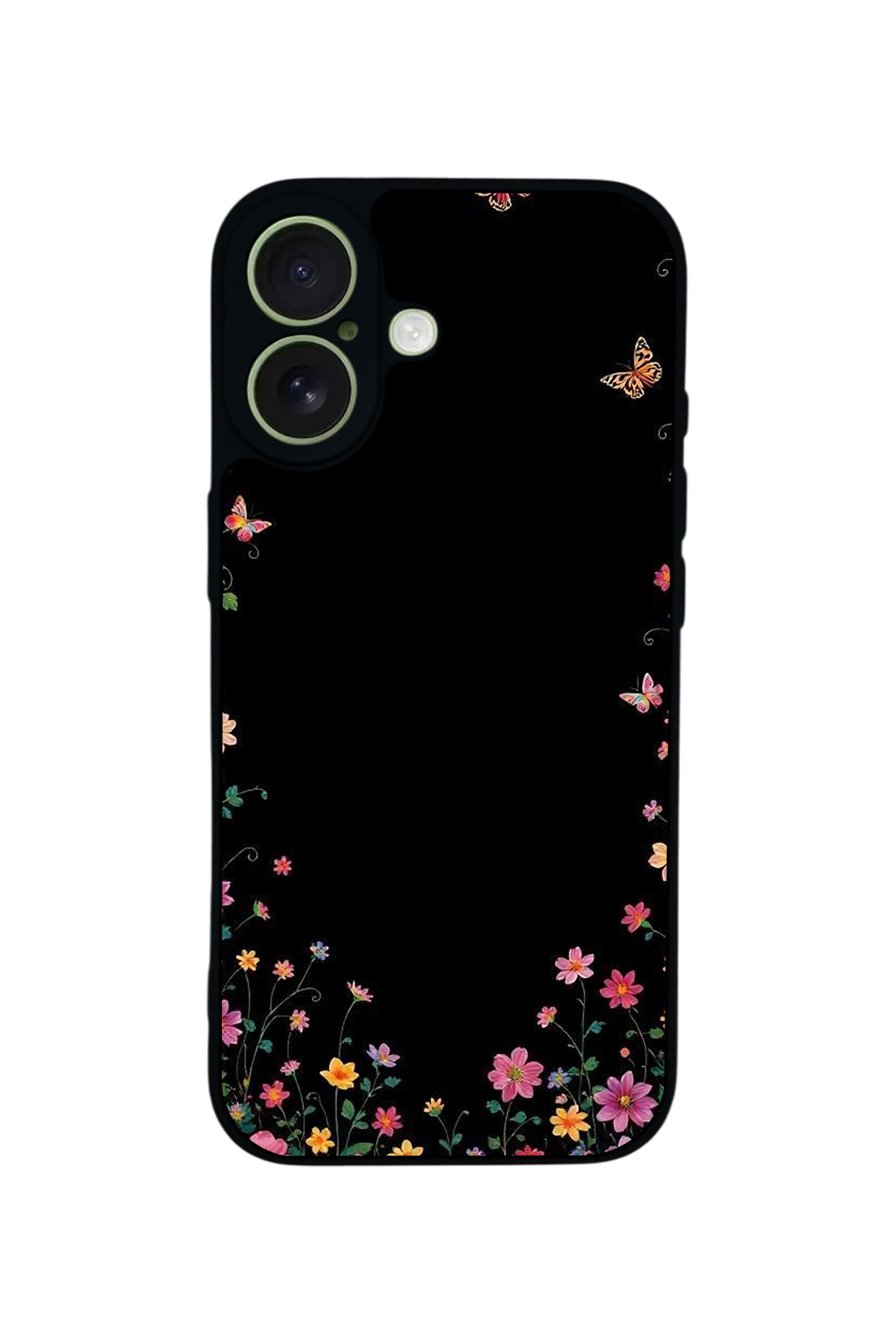 iPhone 17 Uyumlu Floral Tasarımlı Glossy Premium Kılıf