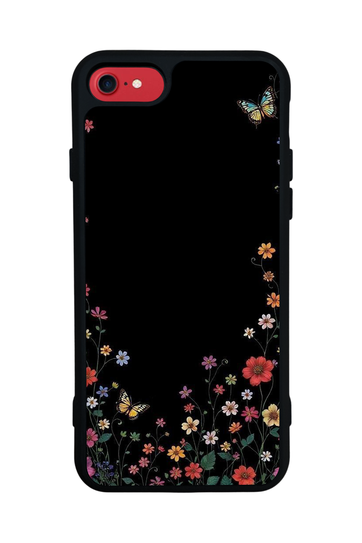 iPhone 7 Uyumlu Floral Tasarımlı Glossy Premium Kılıf