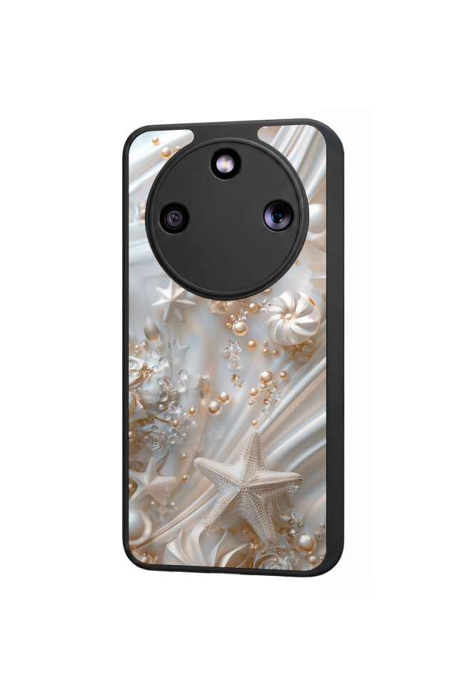 Honor Magic 8 Lite Uyumlu  İnci Tasarımlı Glossy Premium Kılıf