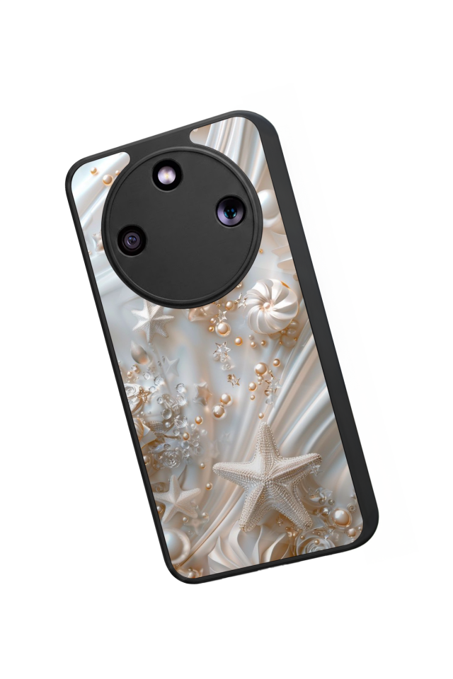 Honor Magic 8 Lite Uyumlu  İnci Tasarımlı Glossy Premium Kılıf