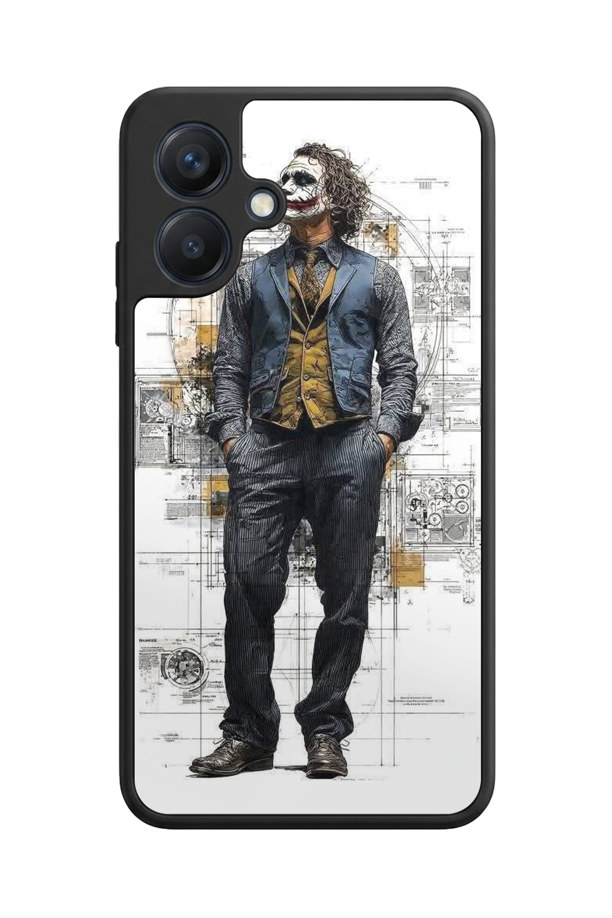 Samsung Galaxy A07 Uyumlu Joker Tasarımlı Glossy Premium Kılıf