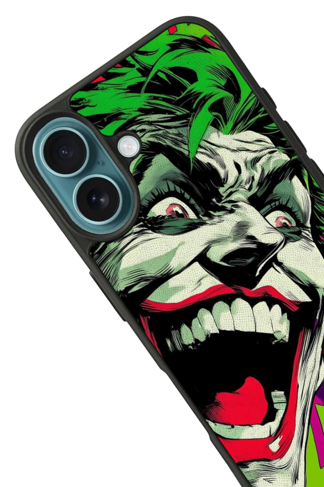 iPhone 16 Uyumlu Joker Tasarımlı Glossy Premium Kılıf
