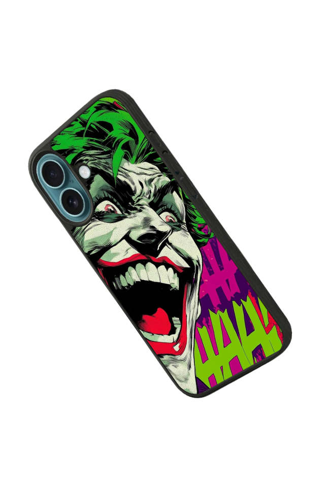 iPhone 16 Uyumlu Joker Tasarımlı Glossy Premium Kılıf
