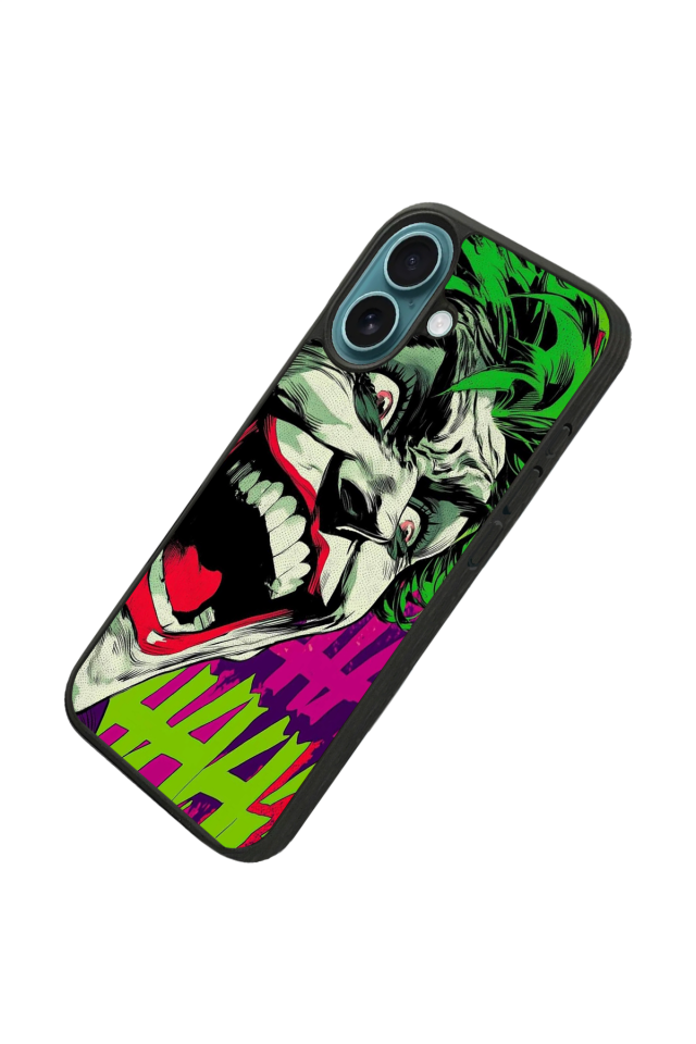 iPhone 16 Uyumlu Joker Tasarımlı Glossy Premium Kılıf