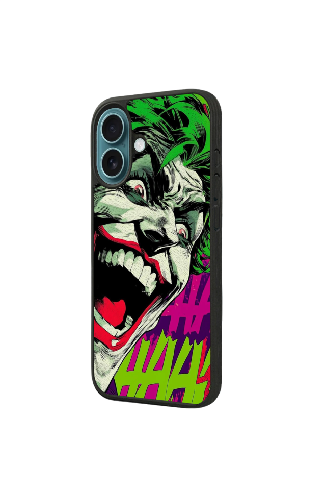 iPhone 16 Uyumlu Joker Tasarımlı Glossy Premium Kılıf