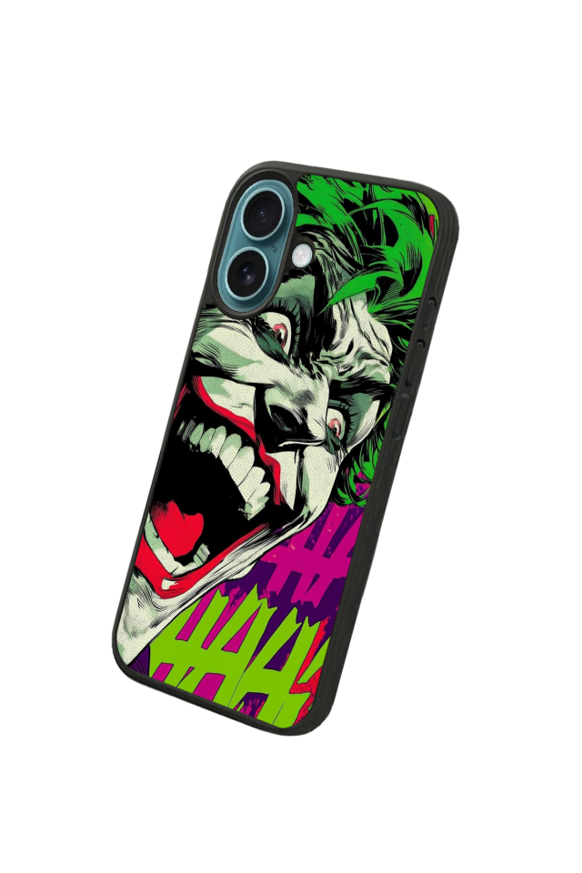 iPhone 16 Uyumlu Joker Tasarımlı Glossy Premium Kılıf