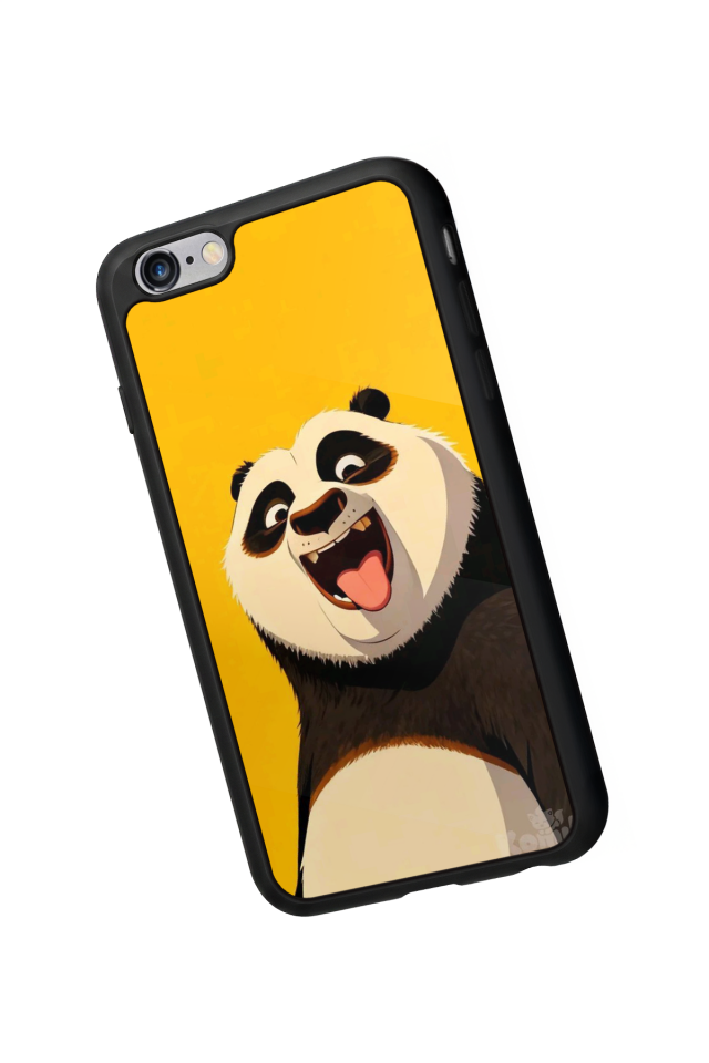 iPhone 6 Plus Uyumlu Kung Fu Panda Tasarımlı Glossy Premium Kılıf