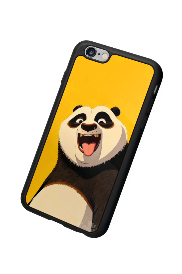 iPhone 6 Plus Uyumlu Kung Fu Panda Tasarımlı Glossy Premium Kılıf