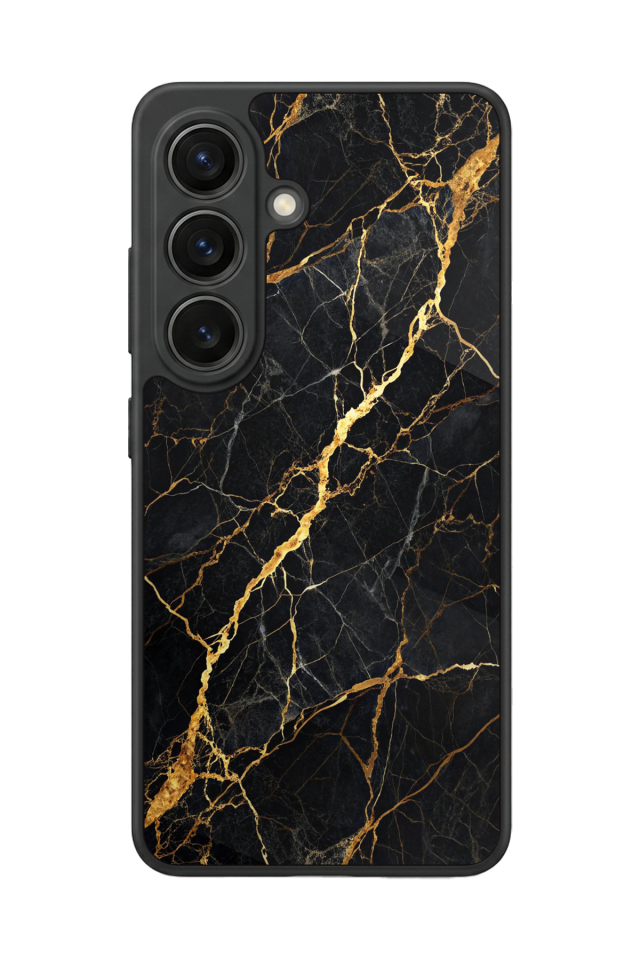 Samsung Galaxy S26 Uyumlu Mermer Marble Tasarımlı Glossy Premium Kılıf