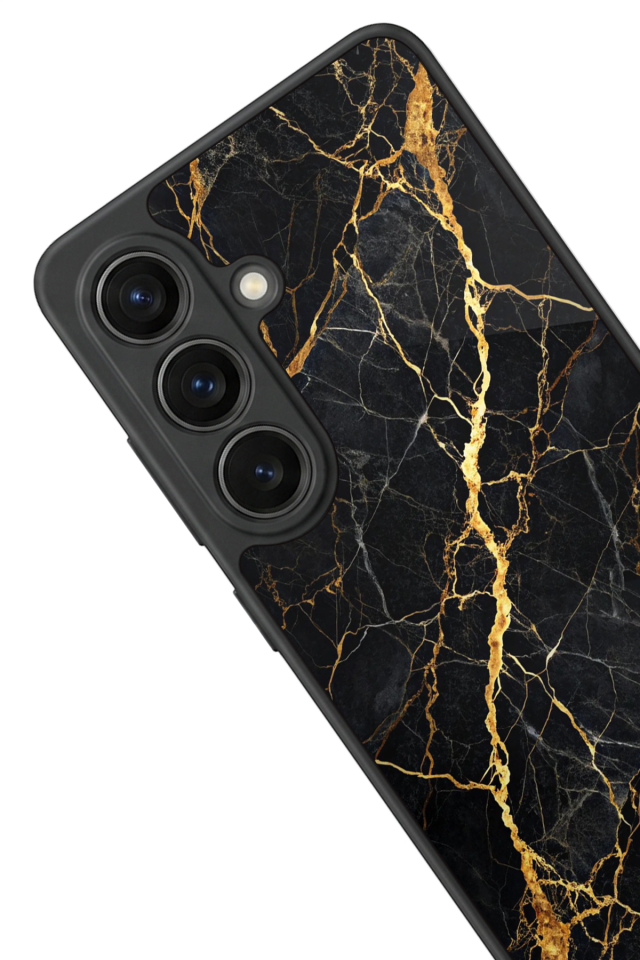Samsung Galaxy S26 Uyumlu Mermer Marble Tasarımlı Glossy Premium Kılıf