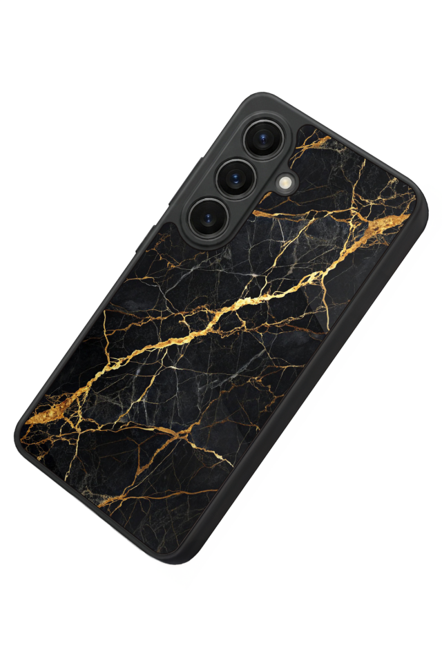 Samsung Galaxy S26 Uyumlu Mermer Marble Tasarımlı Glossy Premium Kılıf