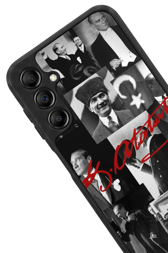 Samsung Galaxy A14 Uyumlu Mustafa Kemal Ataturk Tasarımlı Glossy Premium Kılıf
