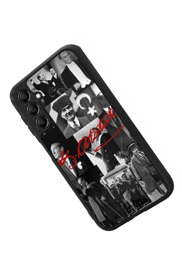 Samsung Galaxy A14 Uyumlu Mustafa Kemal Ataturk Tasarımlı Glossy Premium Kılıf