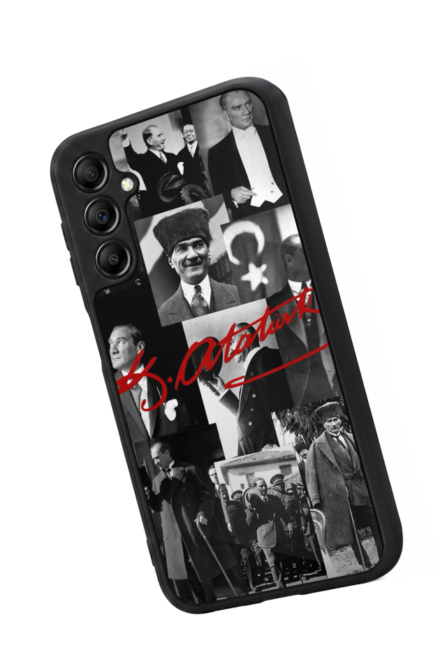 Samsung Galaxy A14 Uyumlu Mustafa Kemal Ataturk Tasarımlı Glossy Premium Kılıf