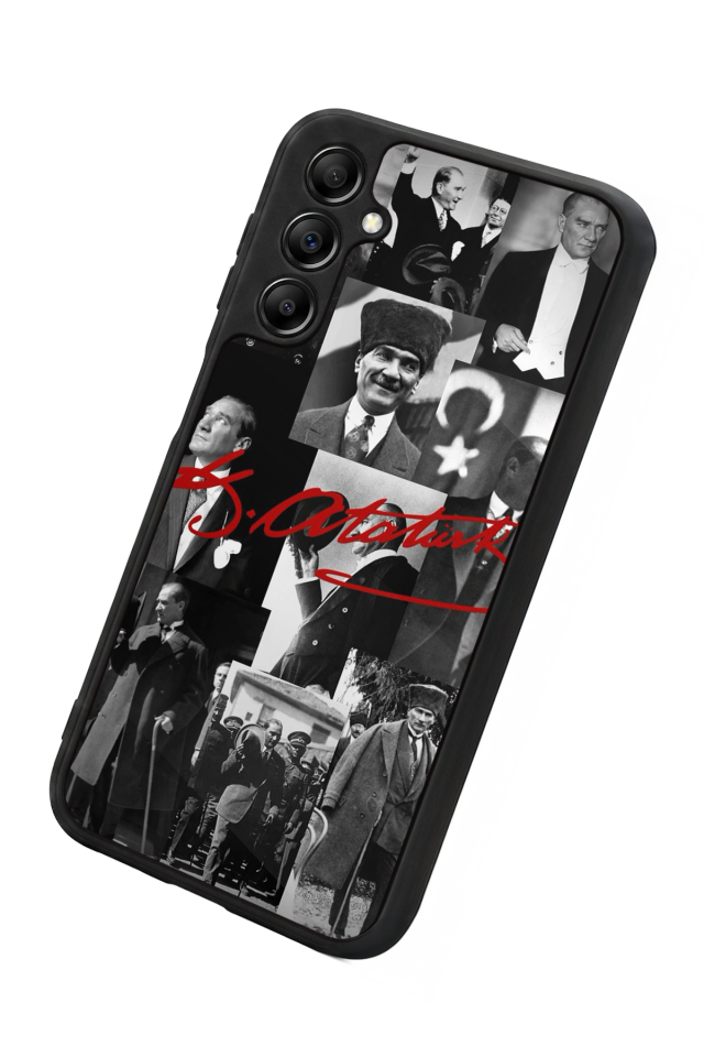 Samsung Galaxy A14 Uyumlu Mustafa Kemal Ataturk Tasarımlı Glossy Premium Kılıf