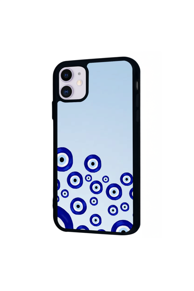 iPhone 11 Uyumlu Nazar Tasarımlı Glossy Premium Kılıf