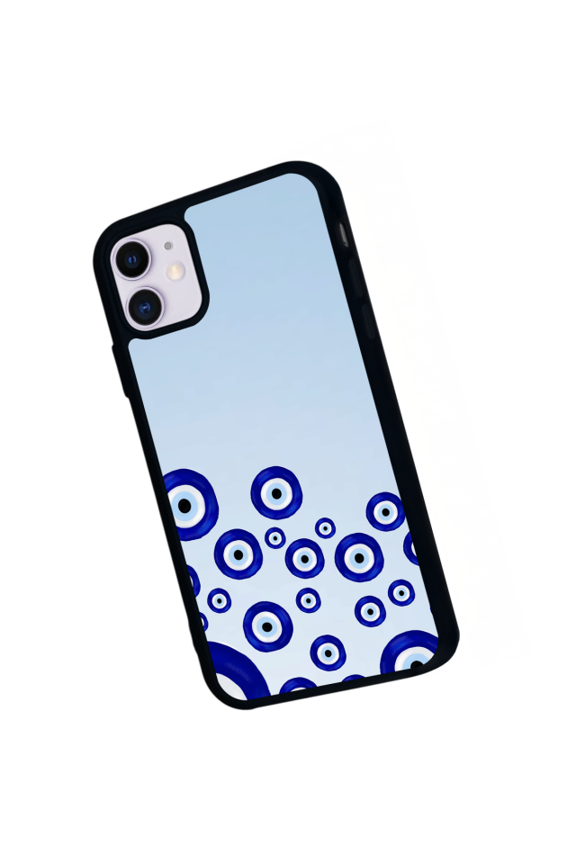iPhone 11 Uyumlu Nazar Tasarımlı Glossy Premium Kılıf