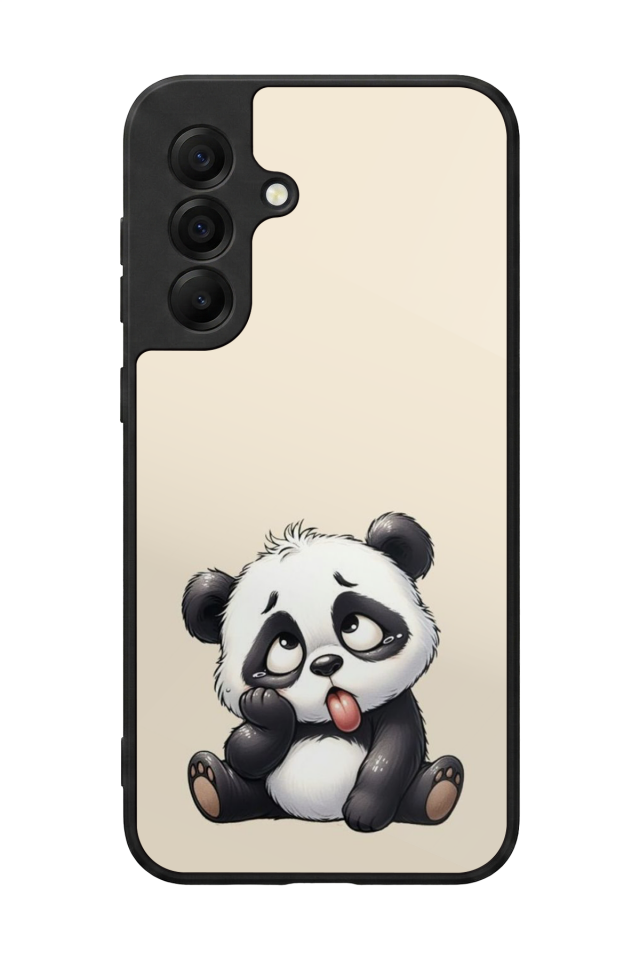 Samsung Galaxy A17 Uyumlu Panda Tasarımlı Glossy Premium Kılıf