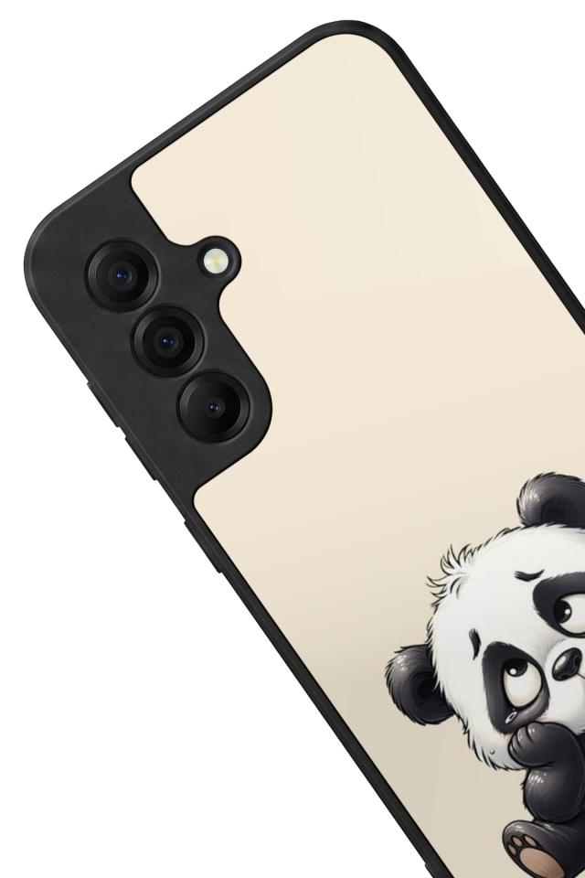 Samsung Galaxy A17 Uyumlu Panda Tasarımlı Glossy Premium Kılıf