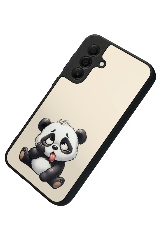 Samsung Galaxy A17 Uyumlu Panda Tasarımlı Glossy Premium Kılıf