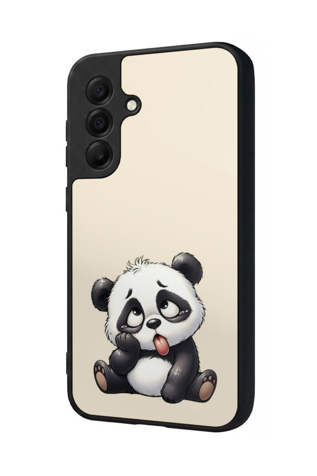 Samsung Galaxy A17 Uyumlu Panda Tasarımlı Glossy Premium Kılıf