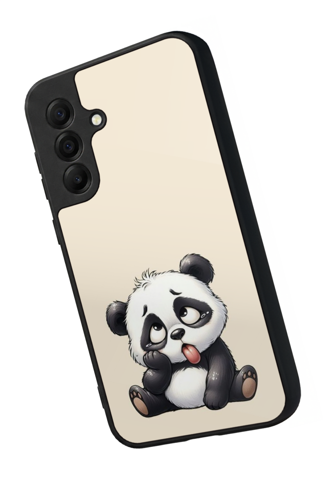 Samsung Galaxy A17 Uyumlu Panda Tasarımlı Glossy Premium Kılıf