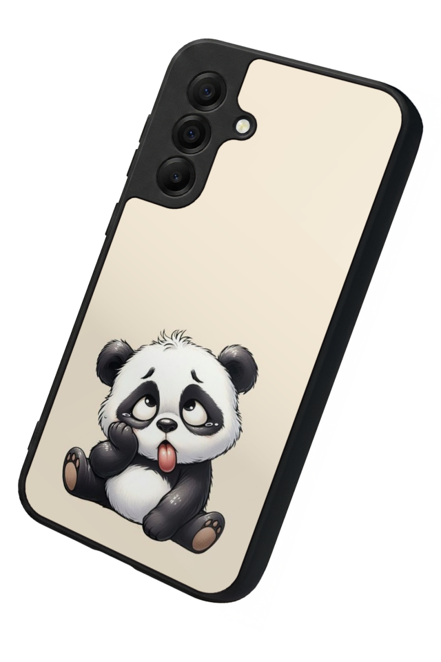 Samsung Galaxy A17 Uyumlu Panda Tasarımlı Glossy Premium Kılıf
