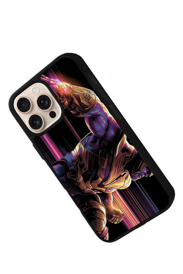 iPhone 15 Pro Max Uyumlu Thanos Tasarımlı Glossy Premium Kılıf