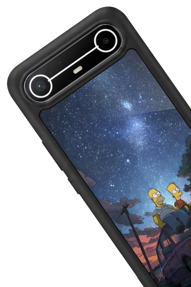 Tecno Spark Slim 5G Uyumlu The Simpsons Tasarımlı Glossy Premium Kılıf