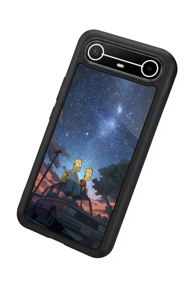Tecno Spark Slim 5G Uyumlu The Simpsons Tasarımlı Glossy Premium Kılıf