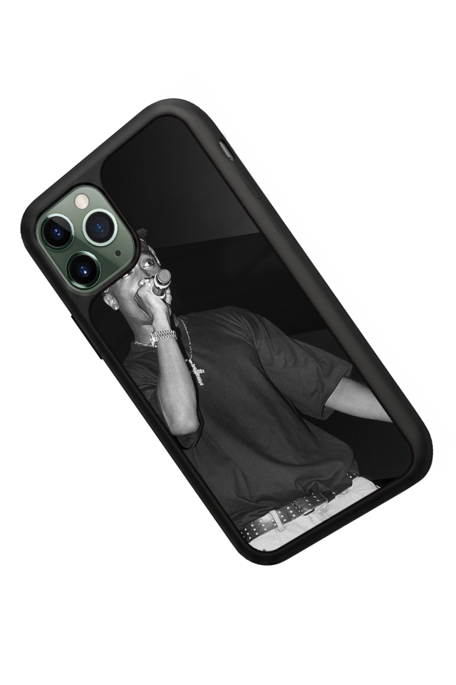 iPhone 11 Pro Max Uyumlu Tupac Tasarımlı Glossy Premium Kılıf