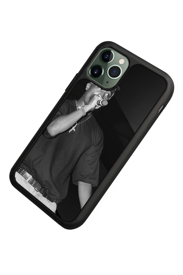 iPhone 11 Pro Max Uyumlu Tupac Tasarımlı Glossy Premium Kılıf
